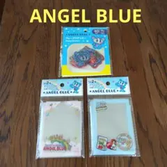 エンジェルブルー　フレークステッカー40枚入✖1　カードスリーブ10P✖2