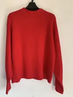 赤 長袖セーター