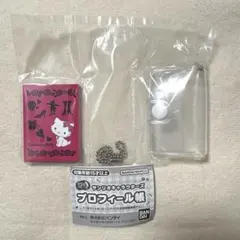 サンリオキャラクターズ　プロフィール帳　チャーミーキティ　豆ガシャ本