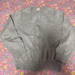 【400円均一⭐︎】petit main グレー カーディガン M