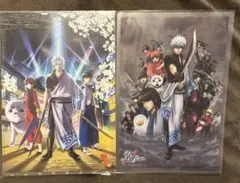 銀魂 銀時 神楽 新八 万事屋 高杉 桂 新訳紅桜篇 クリアポスター セット