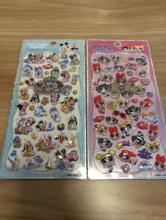 正規品 プチドロップステッカー　パワーパフガールズ　ディズニーベビー