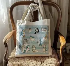 さ*ん様 mofusand サメにゃん トートバッグ