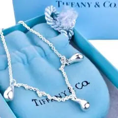 極美品 ティファニー エルサ ペレッティ ティアドロップ 3P ブレスレット