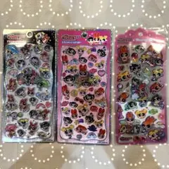 パワパフ　パワーパフガールズ　プチドロ　他　シール　3セット
