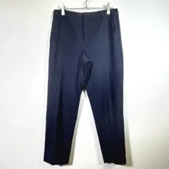 ジーユー✨訳あり❗️スラックステーパードパンツ M ネイビー ベーシック オフィス