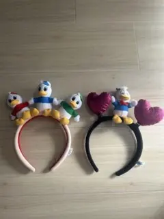 ドナルドダック カチューシャ 2個セット