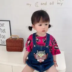 新品ヒスミニデニムサロペット