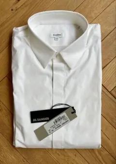JIL SANDER メンズ　ホワイト ドレスシャツ M 2026年最新】JIL SANDER カラー：ホワイト系 メンズ 長袖ドレスシャツ