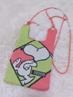 ルートート　スヌーピー　Peanut　ニット　ショルダーバッグ
