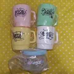 スパイファミリー スタッキングマグ4個＆夏目友人帳 スーベニアカップアソート