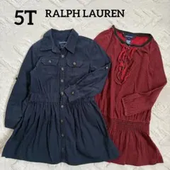 【2点セット】ラルフローレン ワンピース 5歳サイズ 110〜120