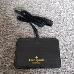 ケイト・スペード　パスケース黒