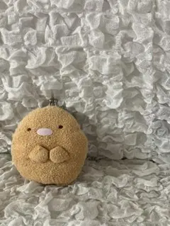 すみっコぐらし　トンカツ　がま口　ぬいぐるみ