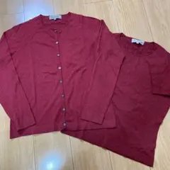 Brooks Brothers 赤カーディガン＋セーター Lサイズ【値下げ中】