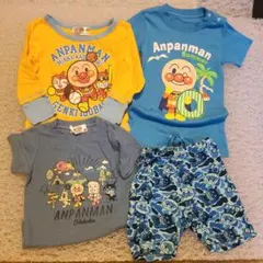 アンパンマン 子供服 4点+おまけTシャツ2枚のサムネイル