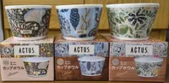 ACTUS ミニカップボウル 3色セットのサムネイル