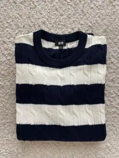 UNIQLO メンズボーダーニット　サイズM