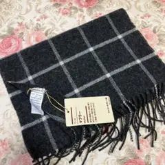無印良品ウール チェック柄 マフラー