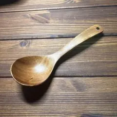 無印　アカシア　汁ものスプーン　小のサムネイル