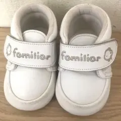 familiar ファーストシューズ ホワイト12.0cm