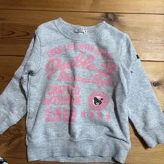 DOUBLE.B グレー トレーナー 100cm