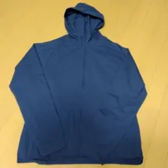 UNIQLO 吸汗速乾 ストレッチ パーカー L 青