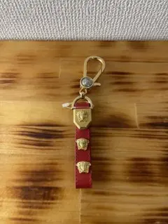 【超希少】VERSACE メドゥーサ キーホルダー レッド