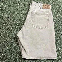 デニムショーツ ベージュ ハーフパンツ メンズ L相当 シンプル カジュアル 夏のサムネイル