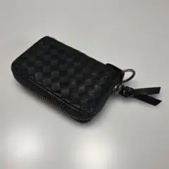DOUBLES ブラック レザー カードケース