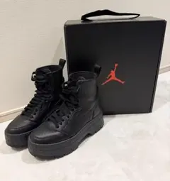 NIKE エアジョーダン 1 ブルックリン ウィメンズブーツ ブラック 24.0