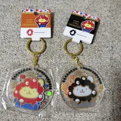 ミャクミャク ポムポムプリン アクリルキーホルダー
