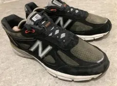 New Balance 990v4 ブラック/グレー スニーカー