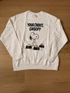 スヌーピー トレーナー・スウェット ホワイト　男女可