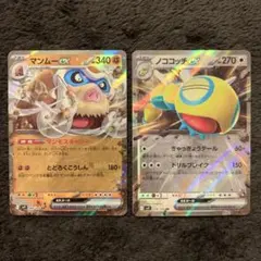 マンムーex　ノココッチex　RR　バトルパートナーズ　ポケモンカード