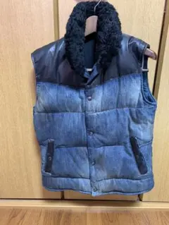 レザーダウンベスト ダウンベスト