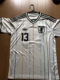 adidas サッカー日本代表 中村敬斗 ユニフォーム W杯フルパッチ タグ 