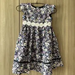 【ほぼ未使用】anyFAMエニファム　120cm　花柄ワンピース