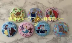 【坂道グループファン様専用ページ】　ディズニー刺繍缶バッジ　美女と野獣