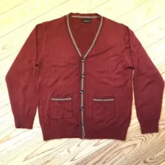 GLOBAL WORK ワインレッド カーディガン M