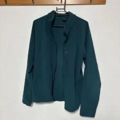 mont-bellダークグリーン フルジップ フリースジャケット