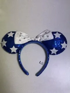 ミニー耳カチューシャ 青い星