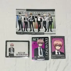 ダイヤのA medicos 小湊春市　特典　クリアカード イラストカード　ポスカ