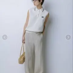 Mila Owen / サマーニットノースリーブ / ホワイト / 美品✨