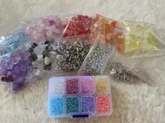 ビーズまとめ売り/カナラビ付き