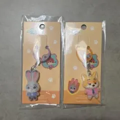 ディズニーミニチャーム ズートピア めじるしアクセサリー 2種