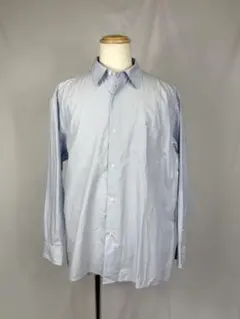 新作　ユニクロUNIQLO C ブロードオーバーサイズシャツ/ストライプ　BL