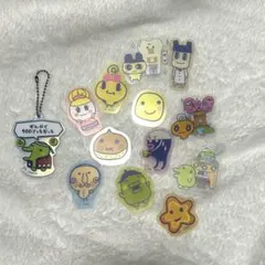 たまごっち フレークシール アクリルキーホルダー サンキューマート