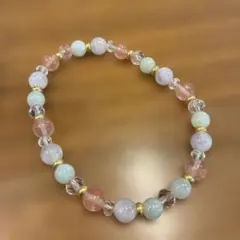 天然石ビーズブレスレット