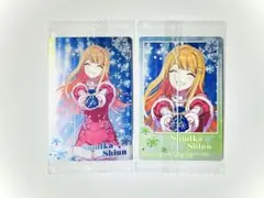 学マス 学園アイドルマスター ウエハース 紫雲清夏 2枚